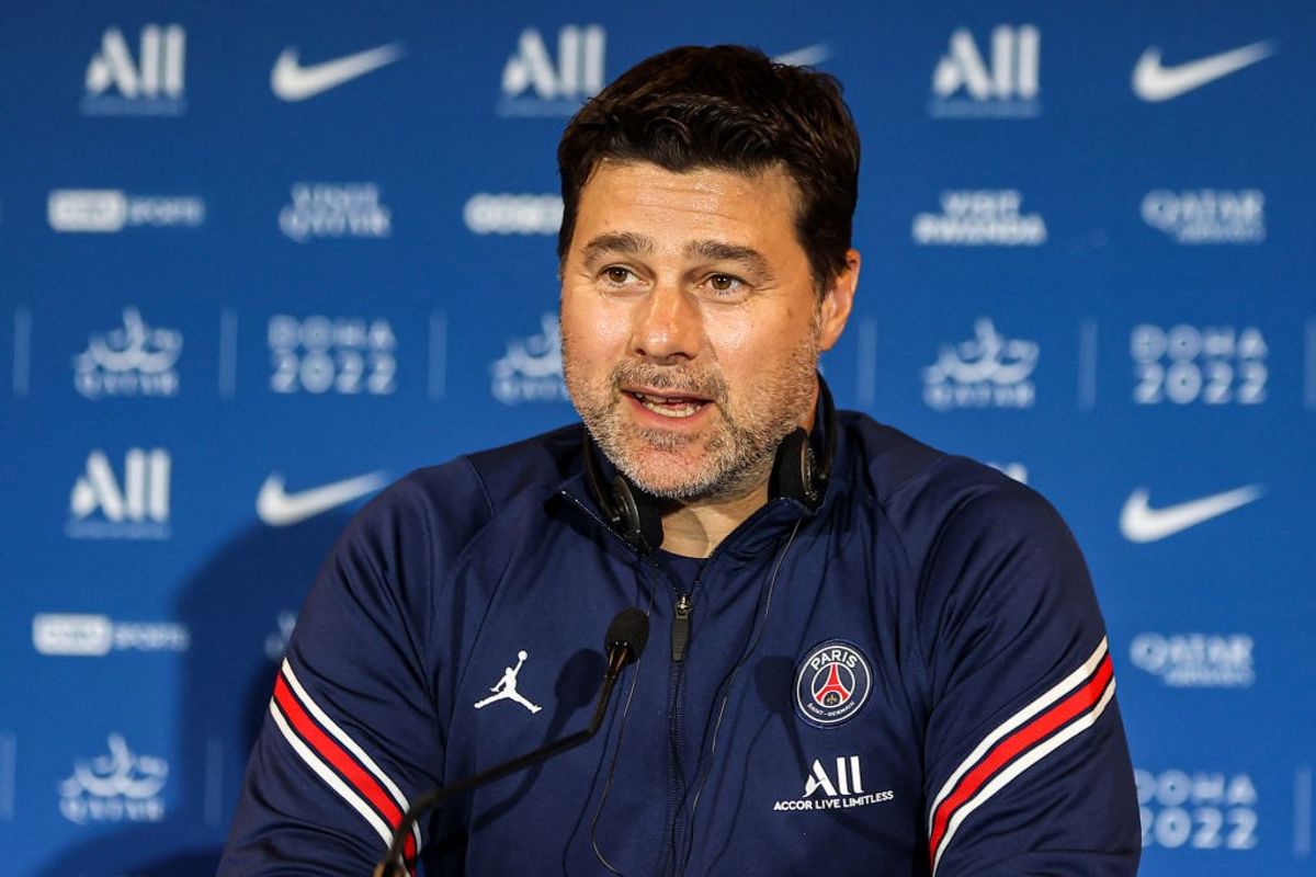 Paris Saint-Germain's Argentinian head coach Mauricio Pochettino