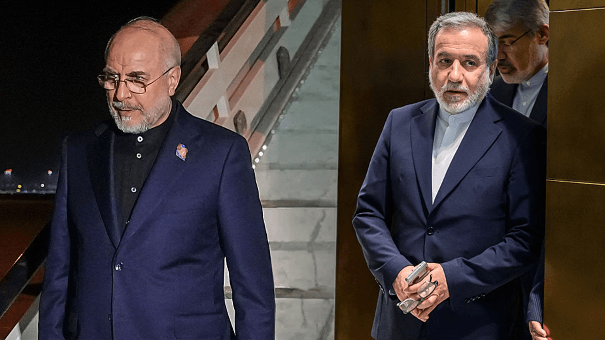 Parliament speaker Mohammad Bagher Ghalibaf & Iranian foreign minister Abbas Araghchi