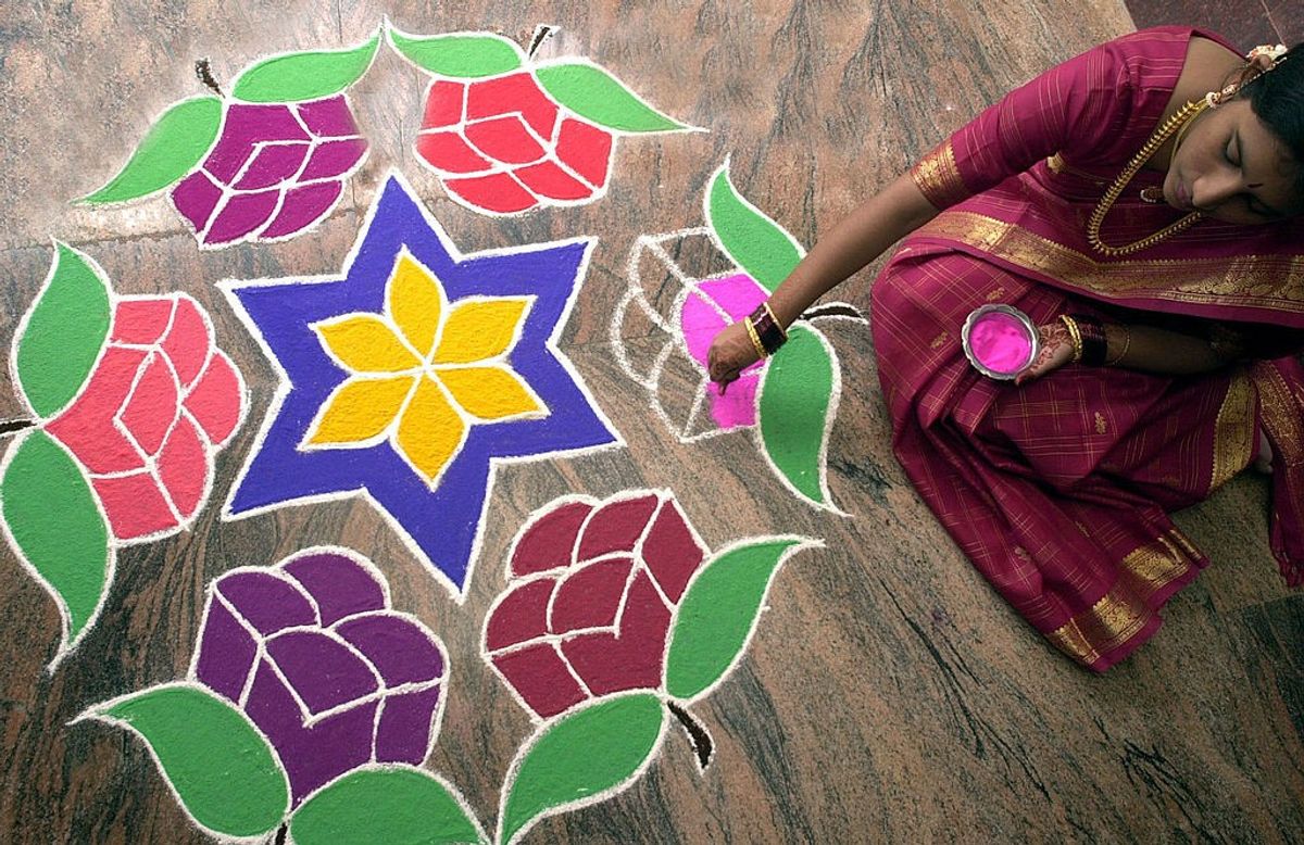 Karnataka village celebrates end to Diwali with dung festival