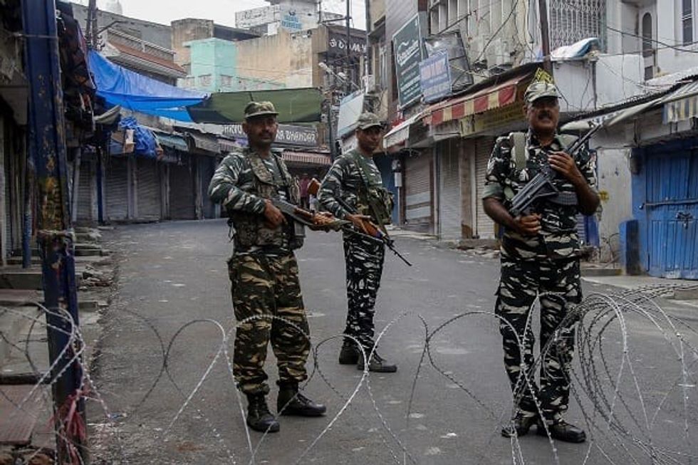 Normal Life Continues To Be Hit In Kashmir For 73rd Consecutive Day