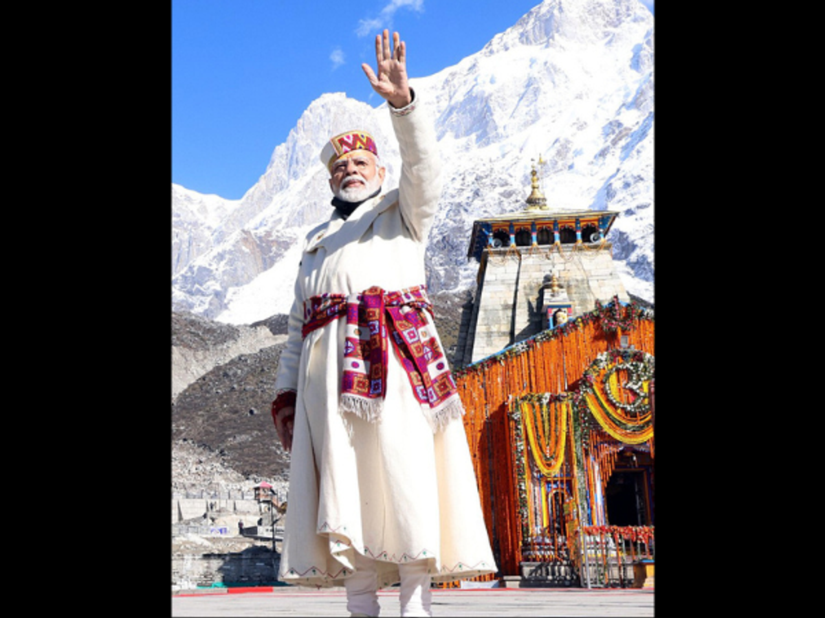 PM Modi at Kedarnath Temple
