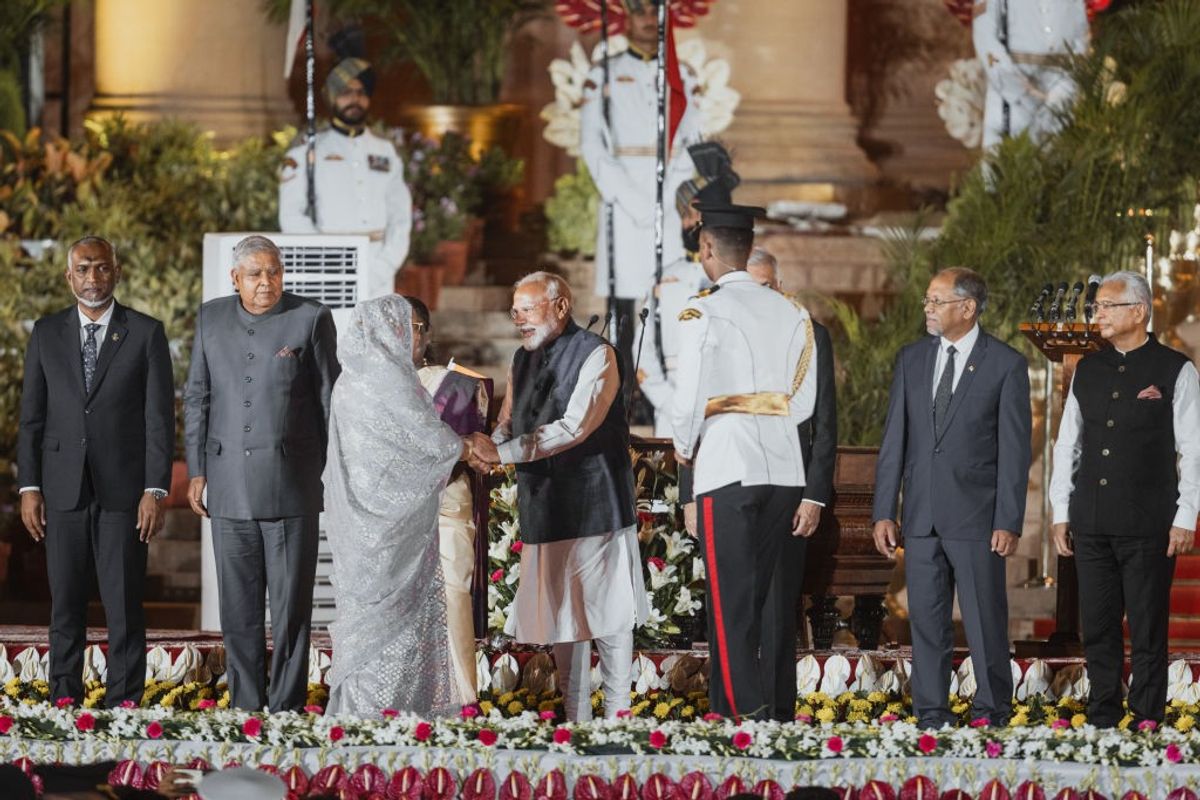 PM Modi meets foreign dignitaries at his swearing-in ceremony in New Delhi