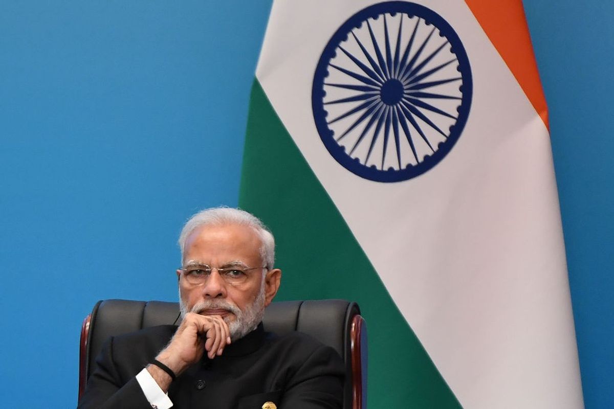 PM Narendra Modi at SCO summit 2018
