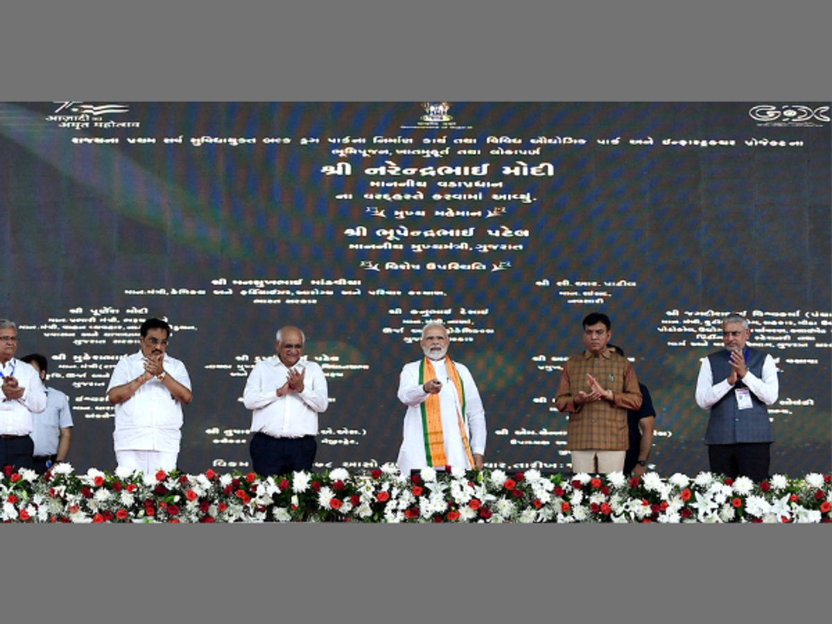 PM Narendra Modi inugurates projects in poll-bound Gujarat
