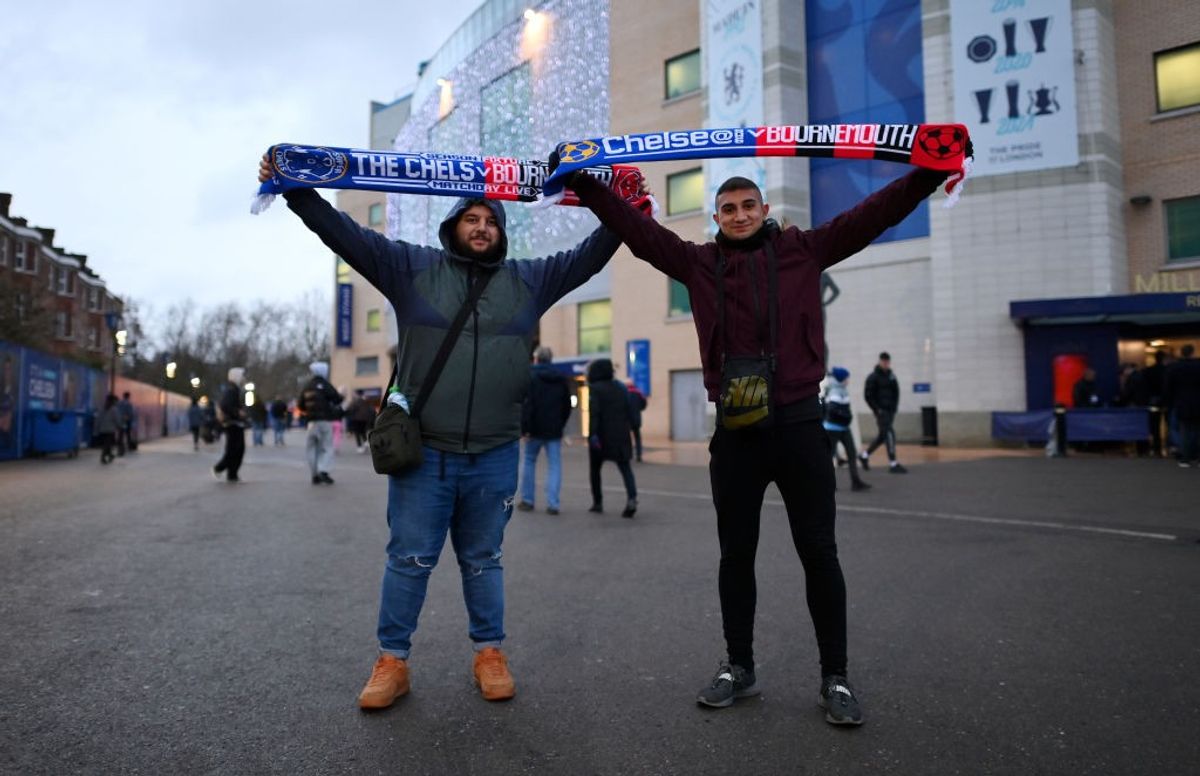Premier League football fans
