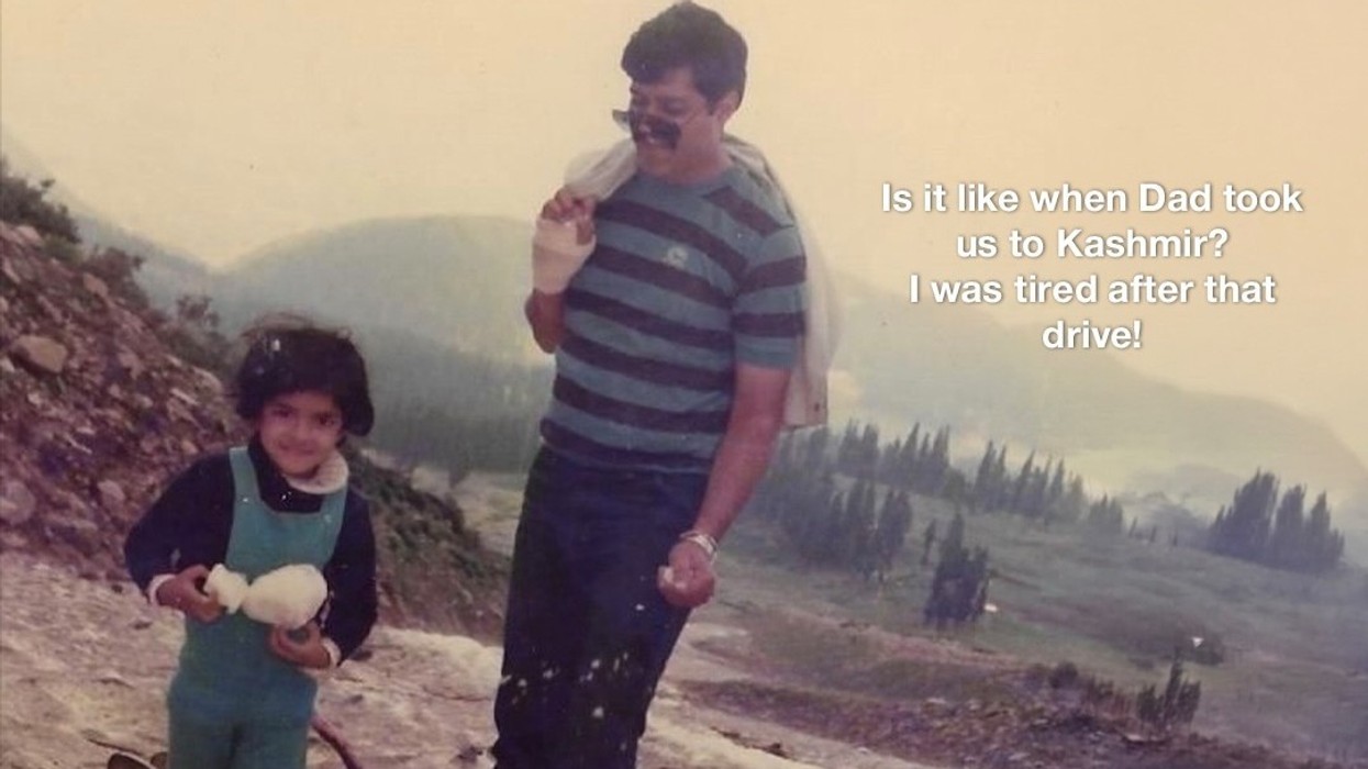 Priyanka Chopra's childhood photo with father