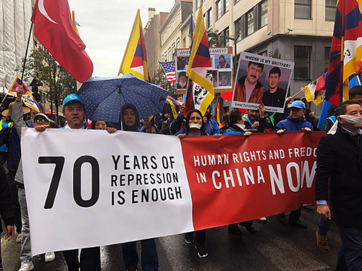 Protest against China