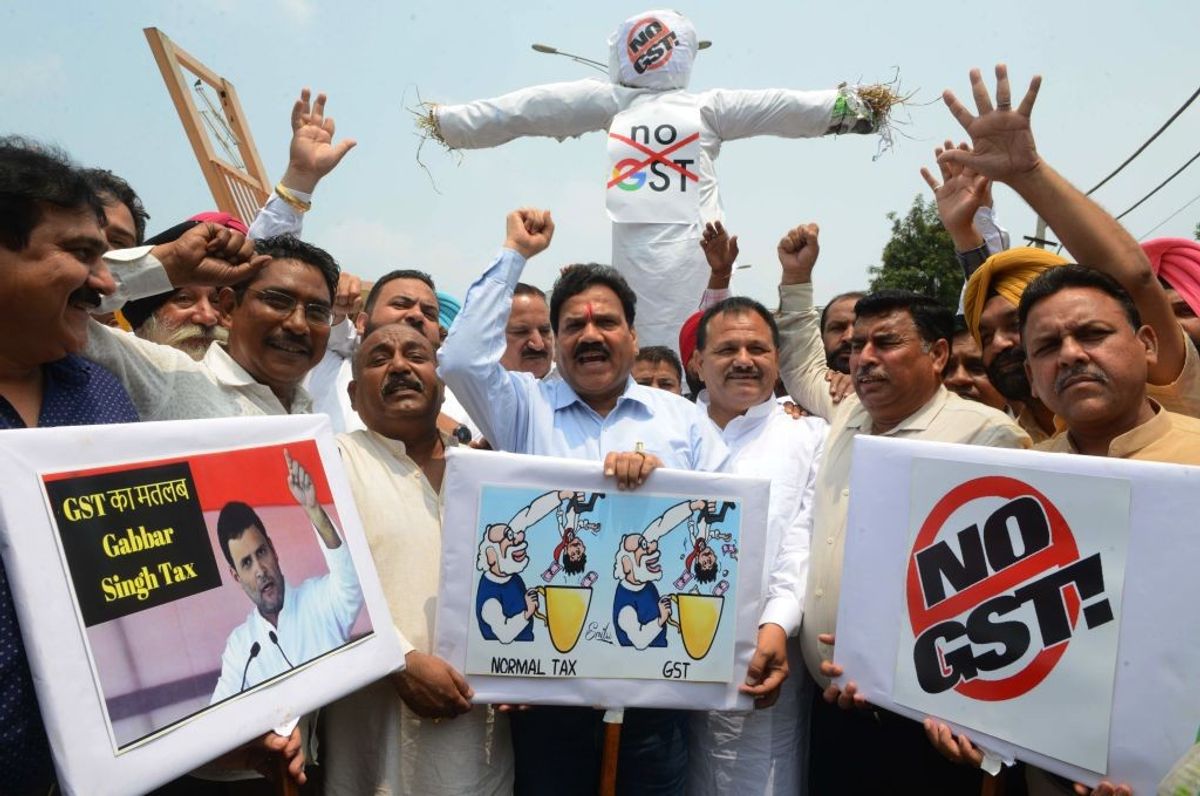 Protest against Narendra Modi government