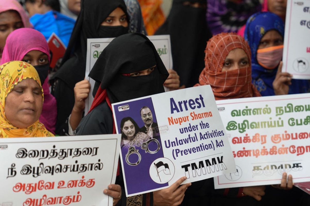 Protest against Nupur Sharma