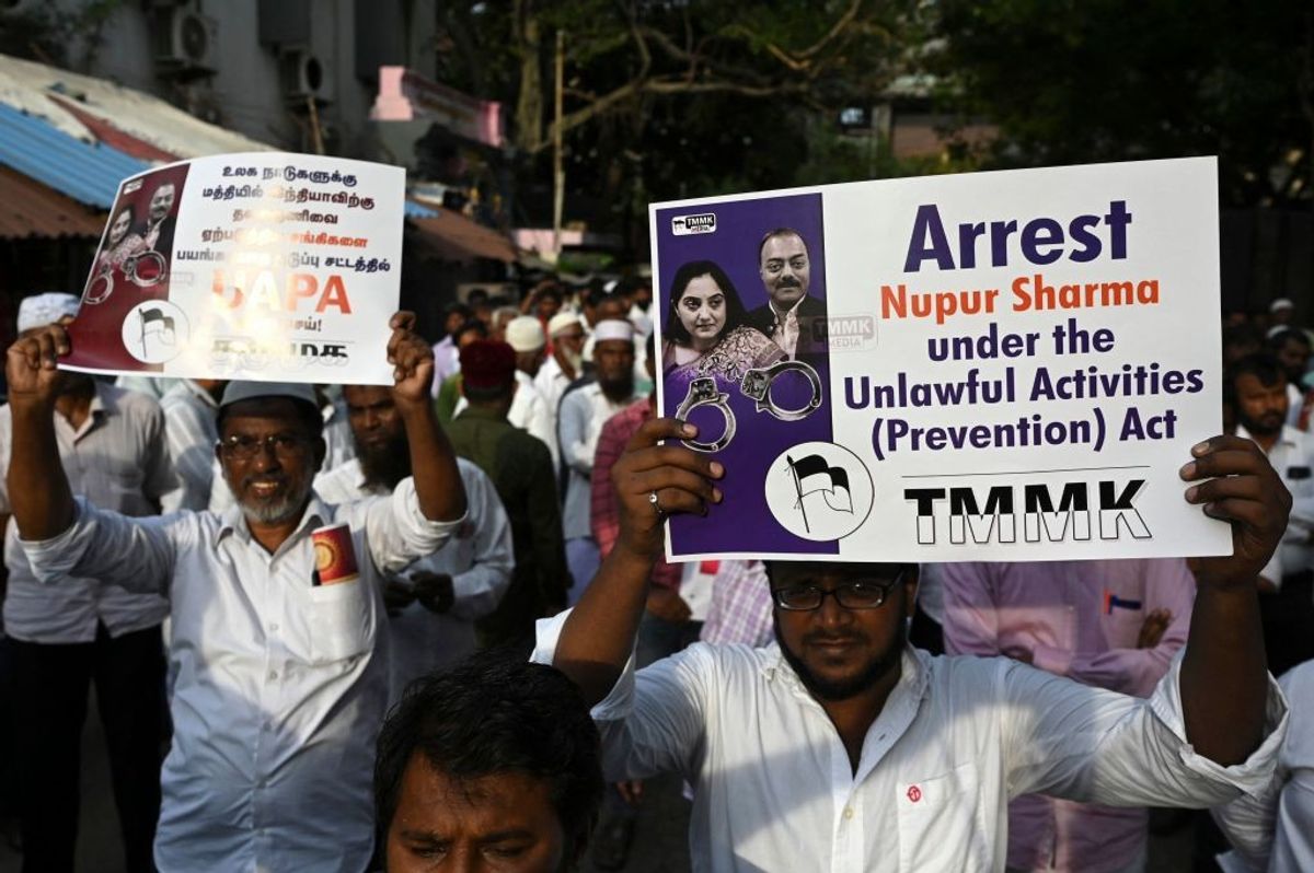 Protest against Nupur Sharma