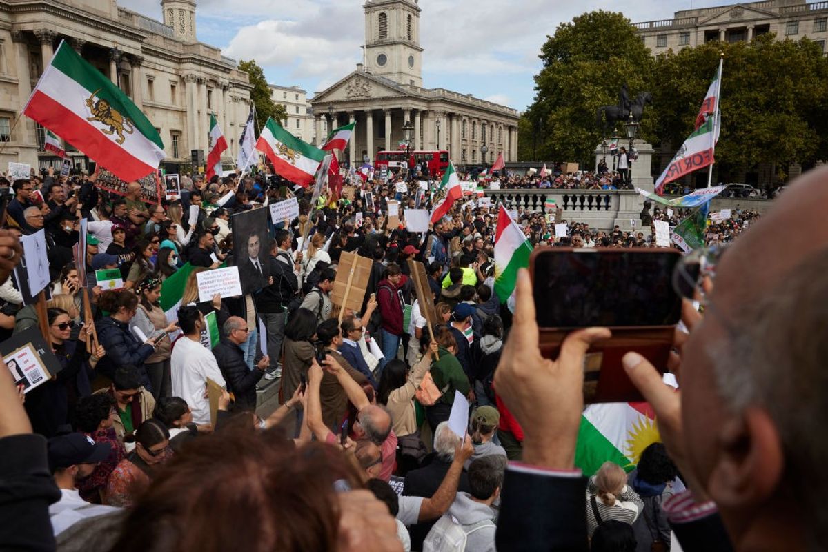 Protest in London over Iran