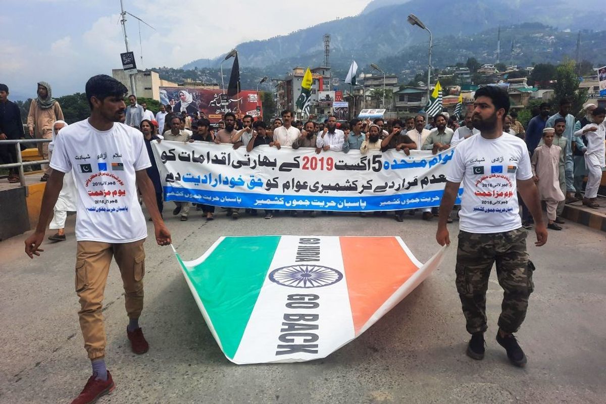 Protest over abrogation of Article 370 of the Indian Constitution