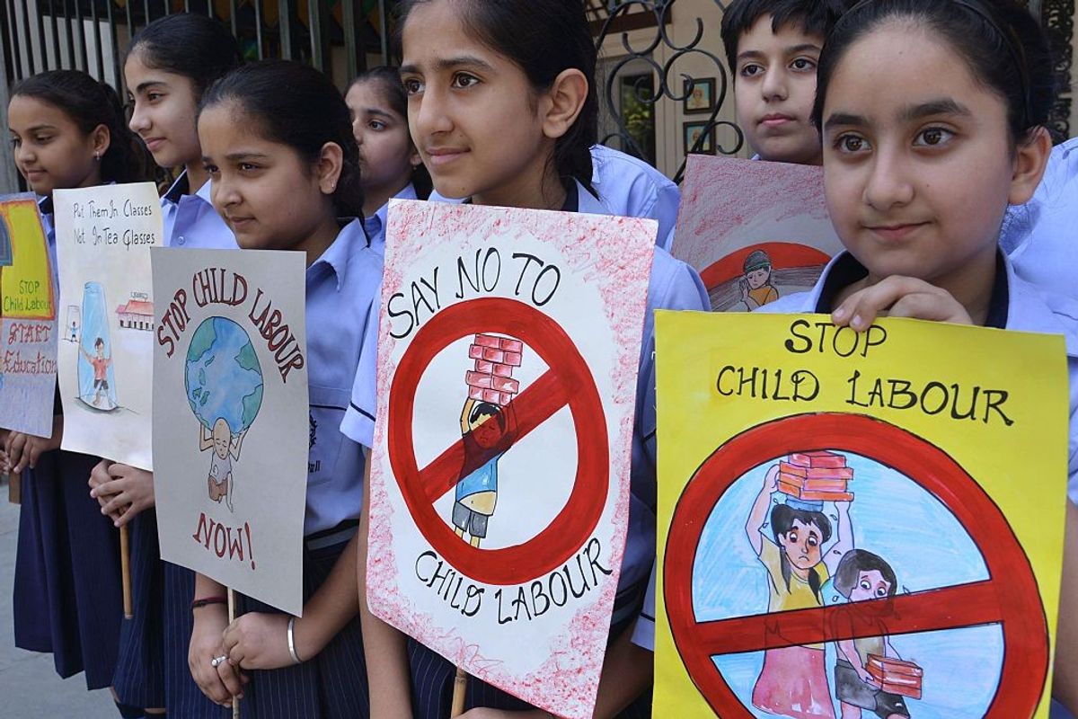 Protests against child labour
