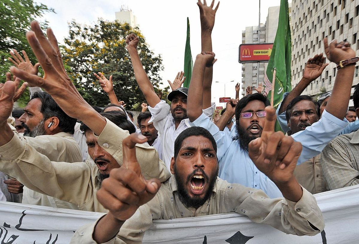 Protests against remarks on Prophet