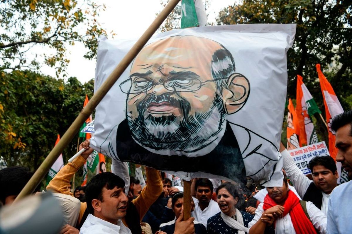 Protests in India against Amit Shah
