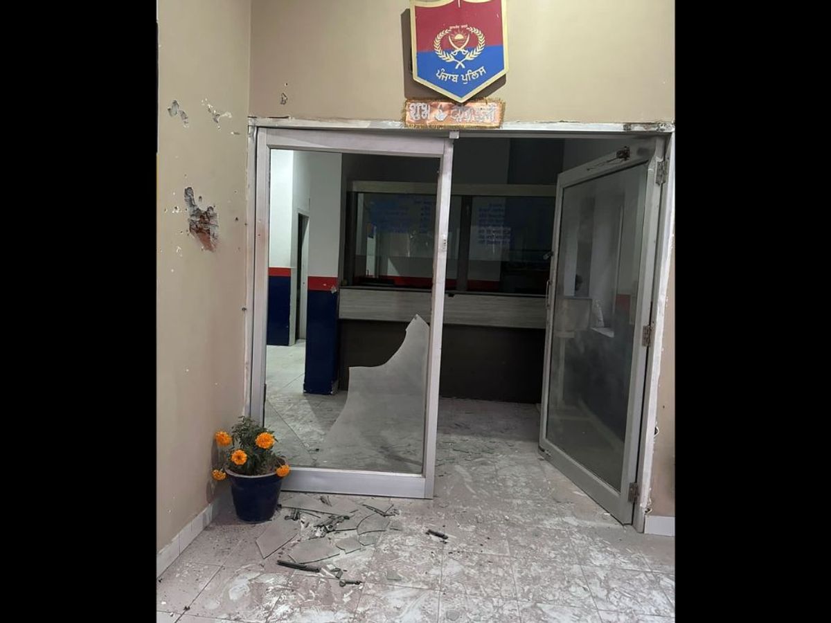 Punjab police station attacked