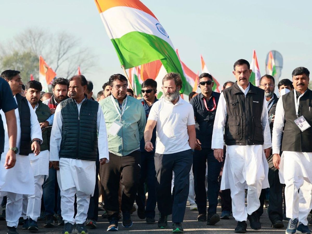 Rahul Gandhi leads 'Bharat Jodo Yatra'