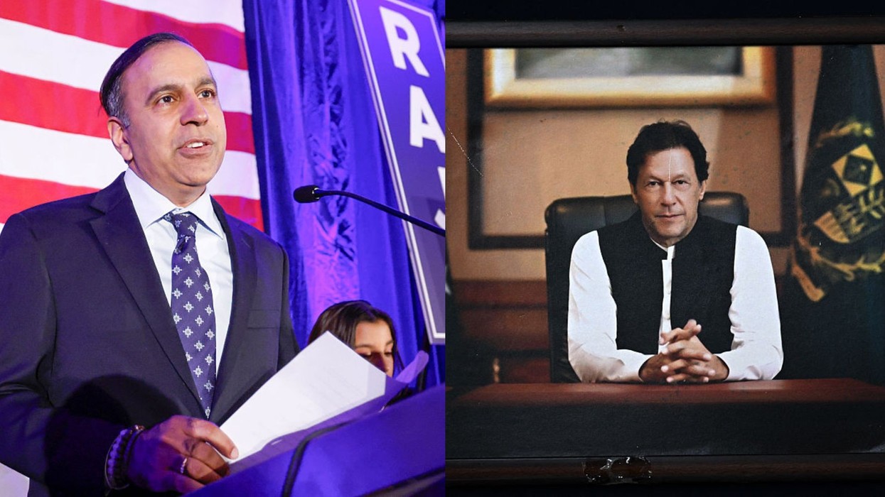 Raja Krishnamoorthi; Pakistan’s former prime minister, Imran Khan