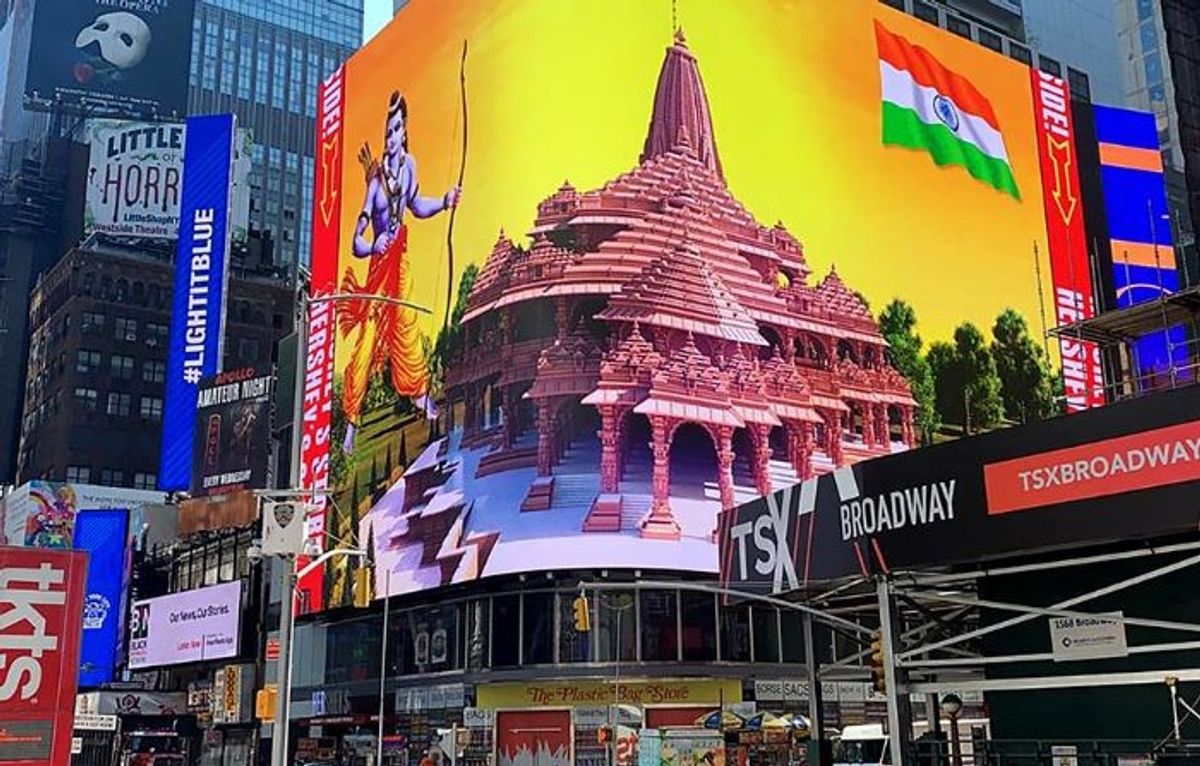 Ram temple celebrations by Indian diaspora