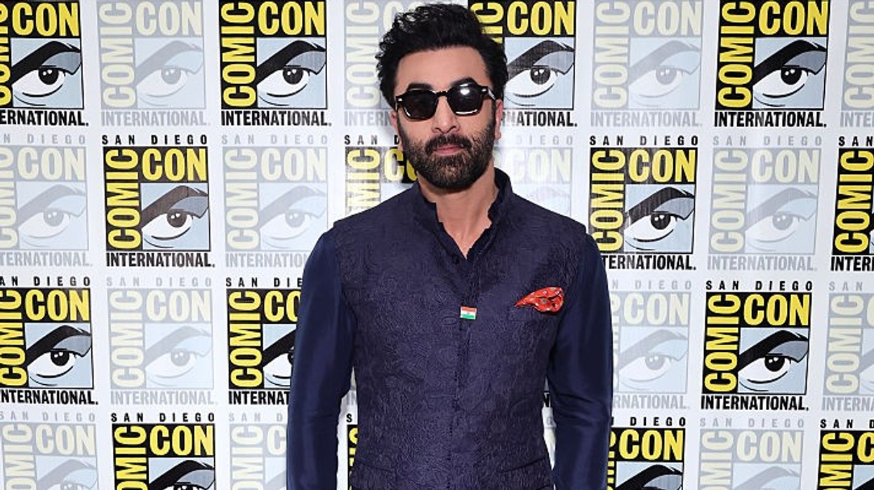 Ranbir Kapoor at the "Ramayana" press line