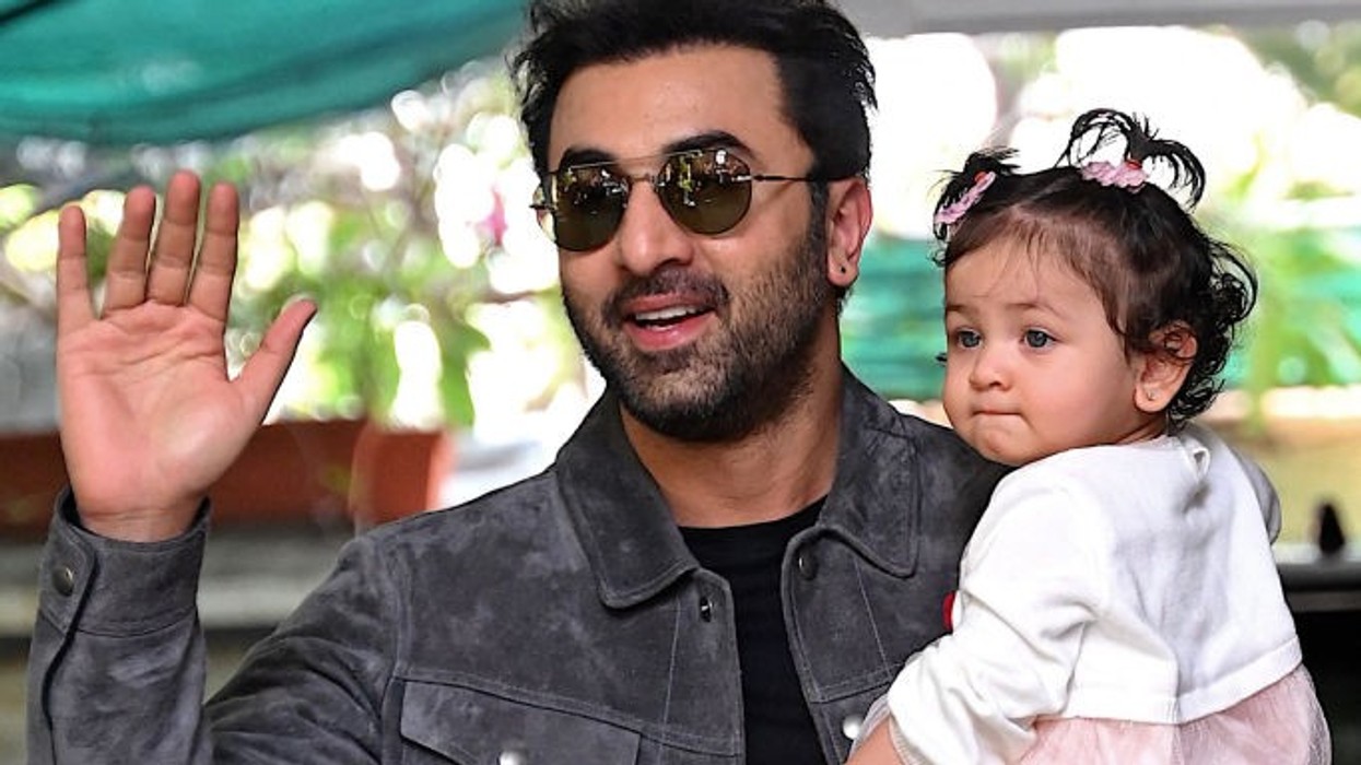 Ranbir Kapoor with Raha