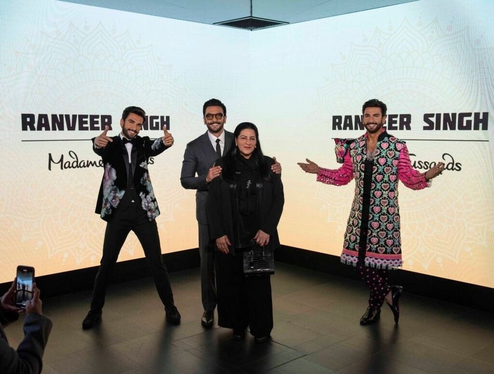 Ranveer Singh unveils two new figures at Madame Tussauds 10