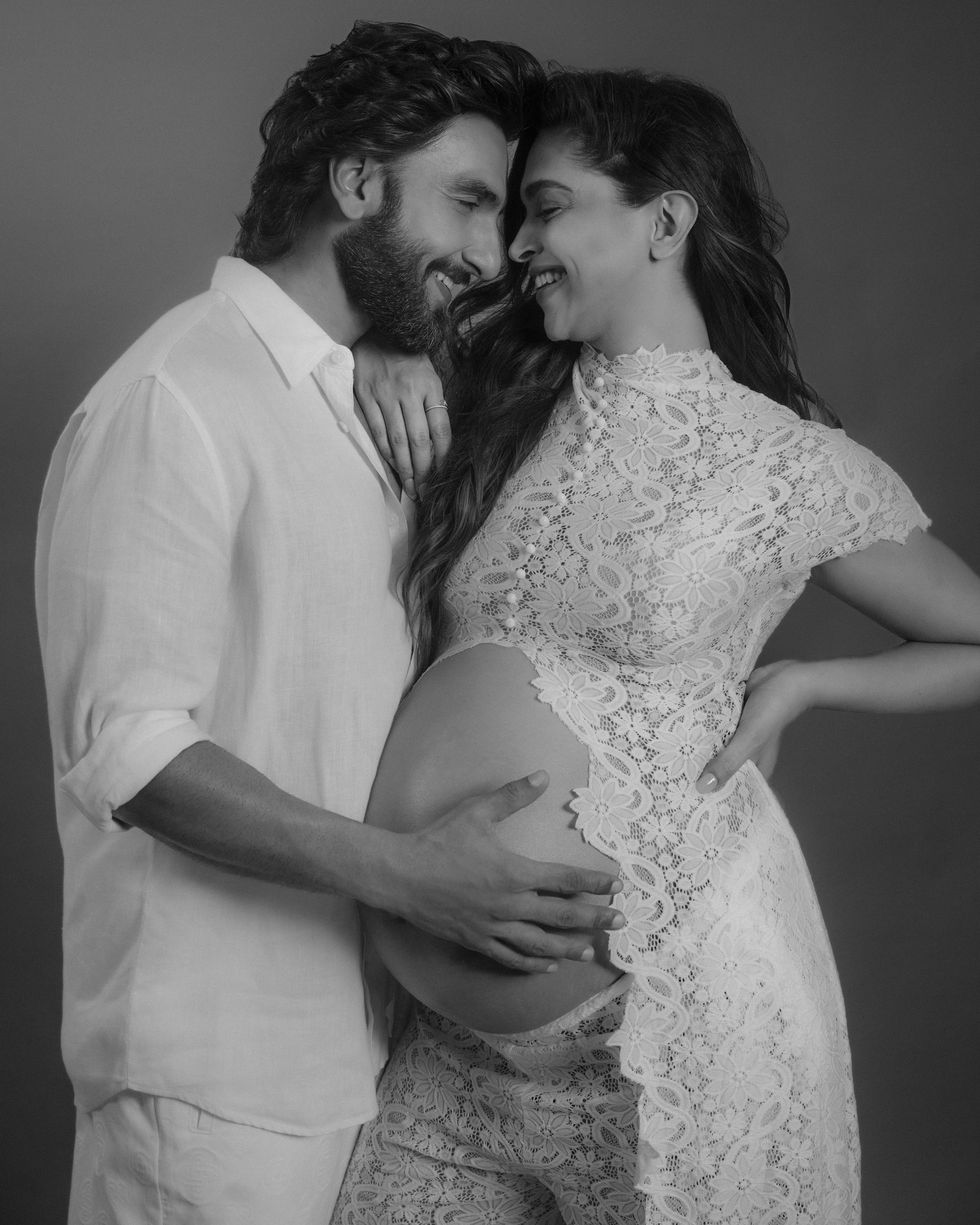 Ranveer Singh with pregnant wife Deepika Padukone