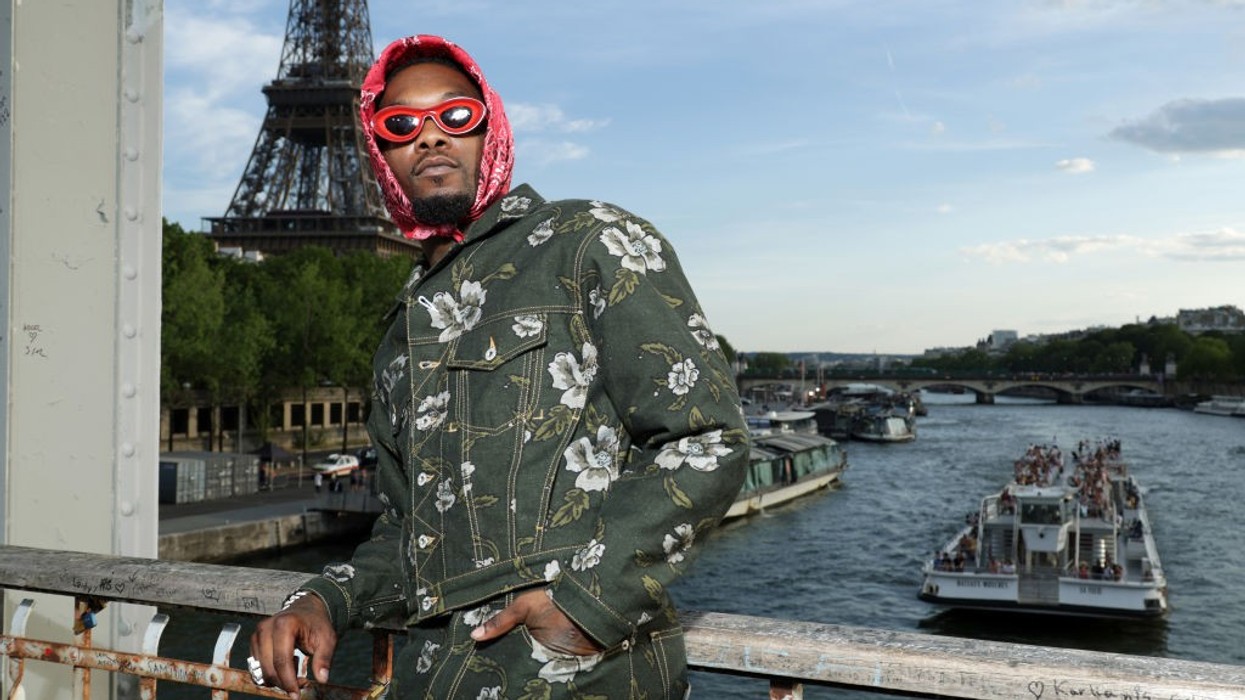 Rapper Offset in Paris, France