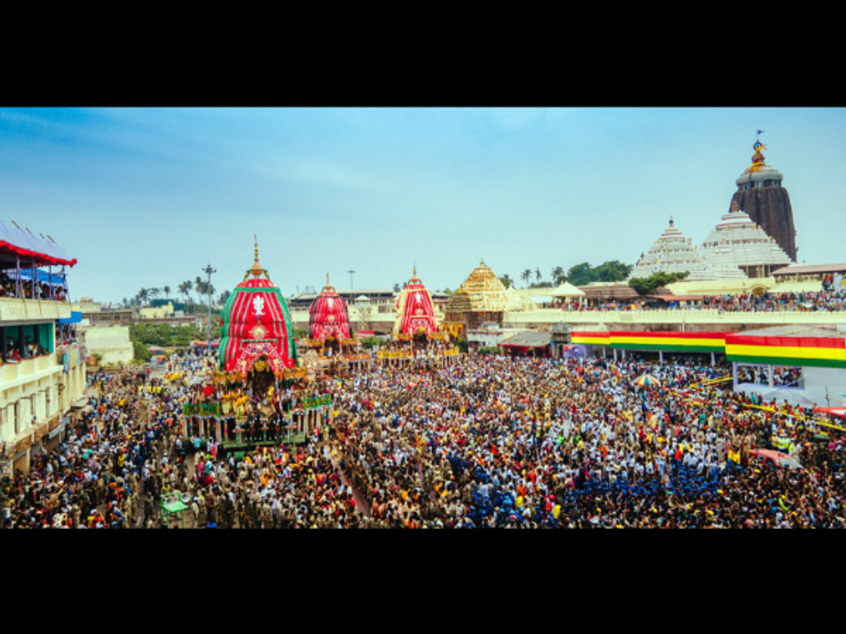 Rath Yatra celebrations underway in Puri in the eastern Indian state of Odisha