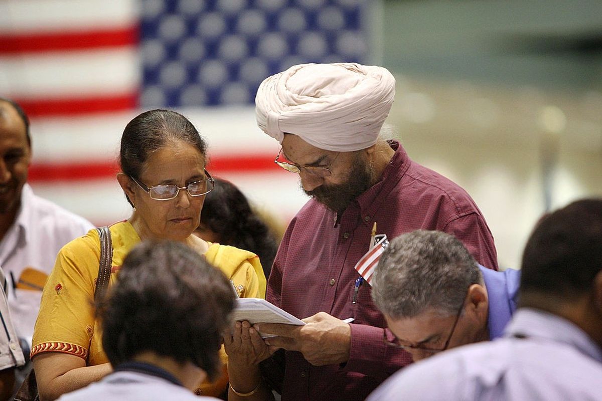 Representational Image Sikh couple