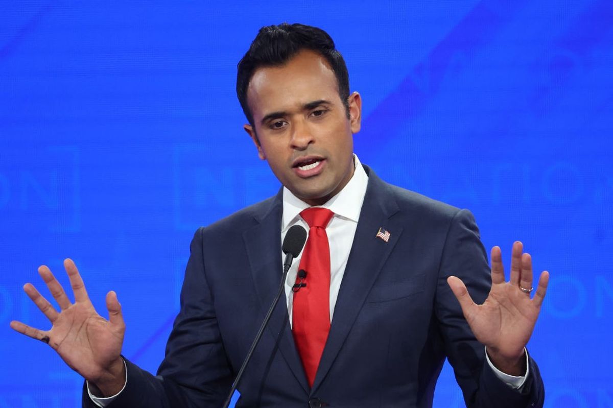 Republican presidential candidate Vivek Ramaswamy