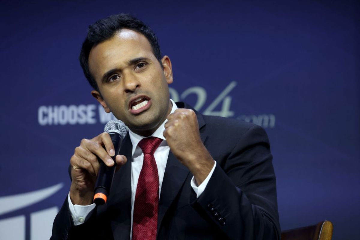 Republican presidential candidate Vivek Ramaswamy