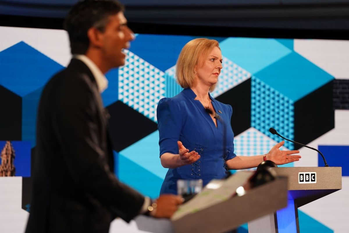 Rishi Sunak and Liz Truss
