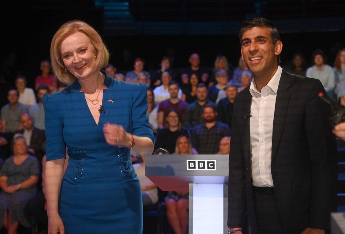 Rishi Sunak and Liz Truss