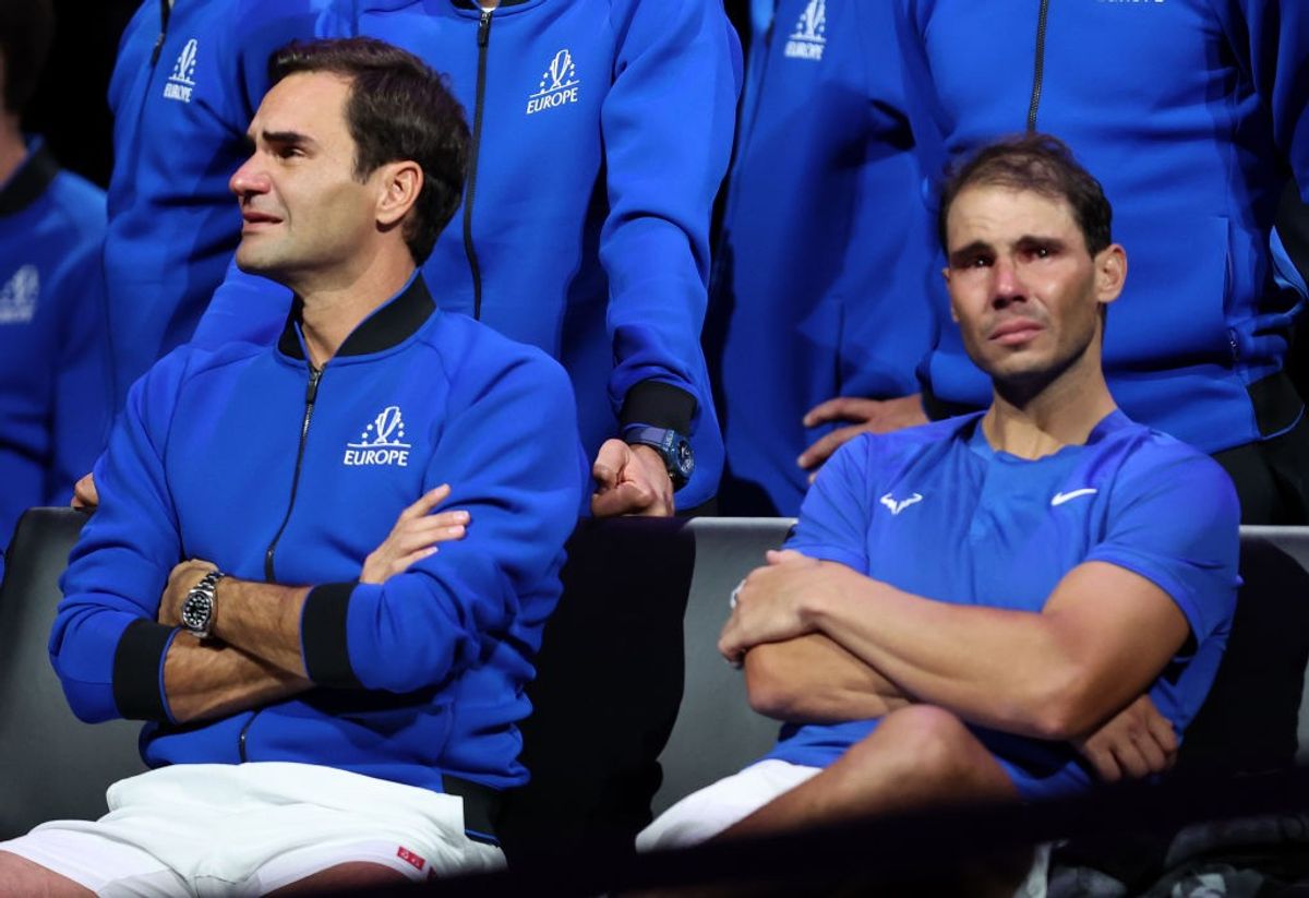 Roger Federer and Rafael Nadal