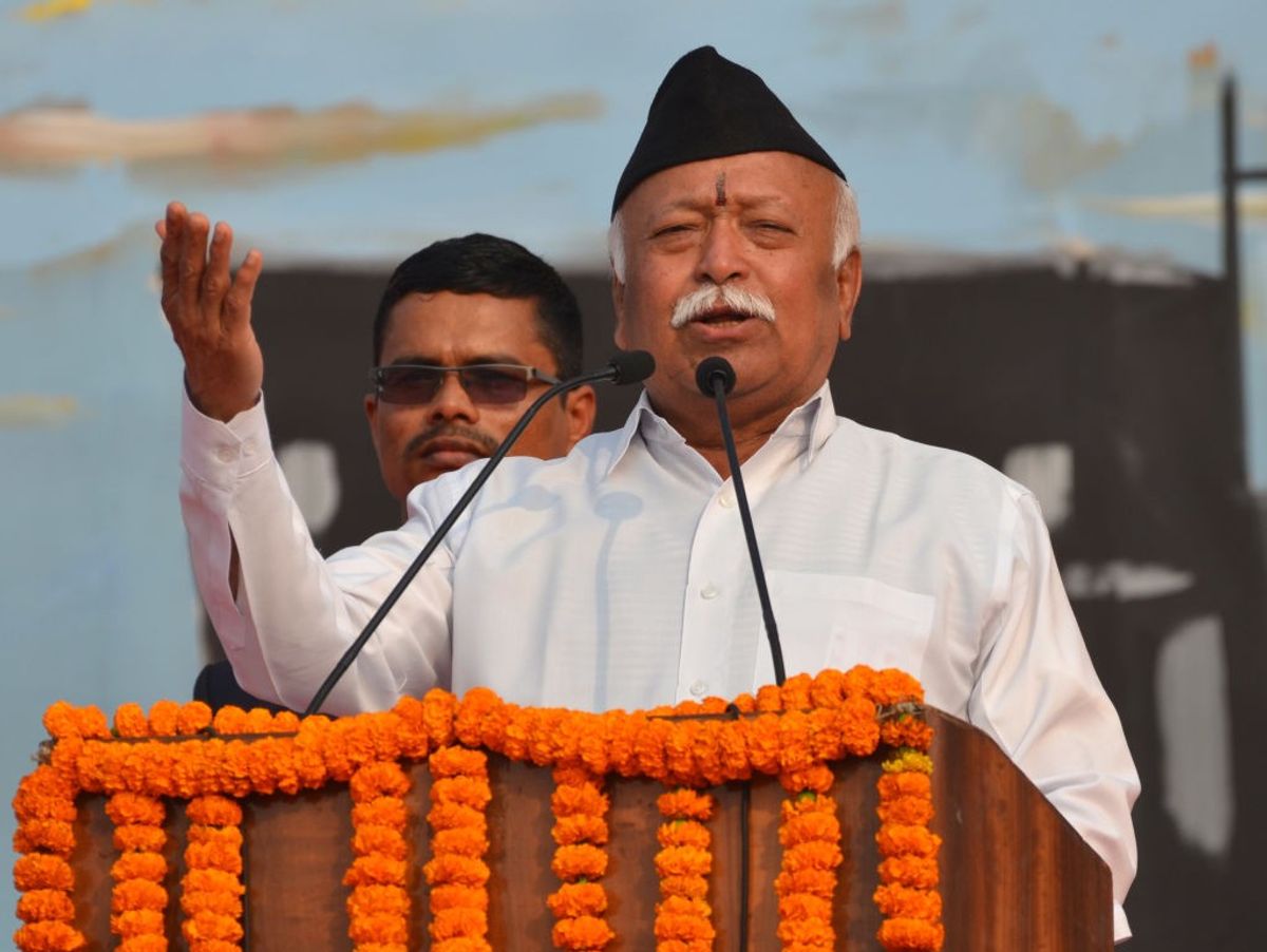 RSS chief urges Modi govt to regulate platforms, cryptocurrency