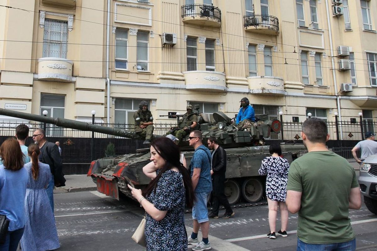 Russia Wagner mercenary group rebel