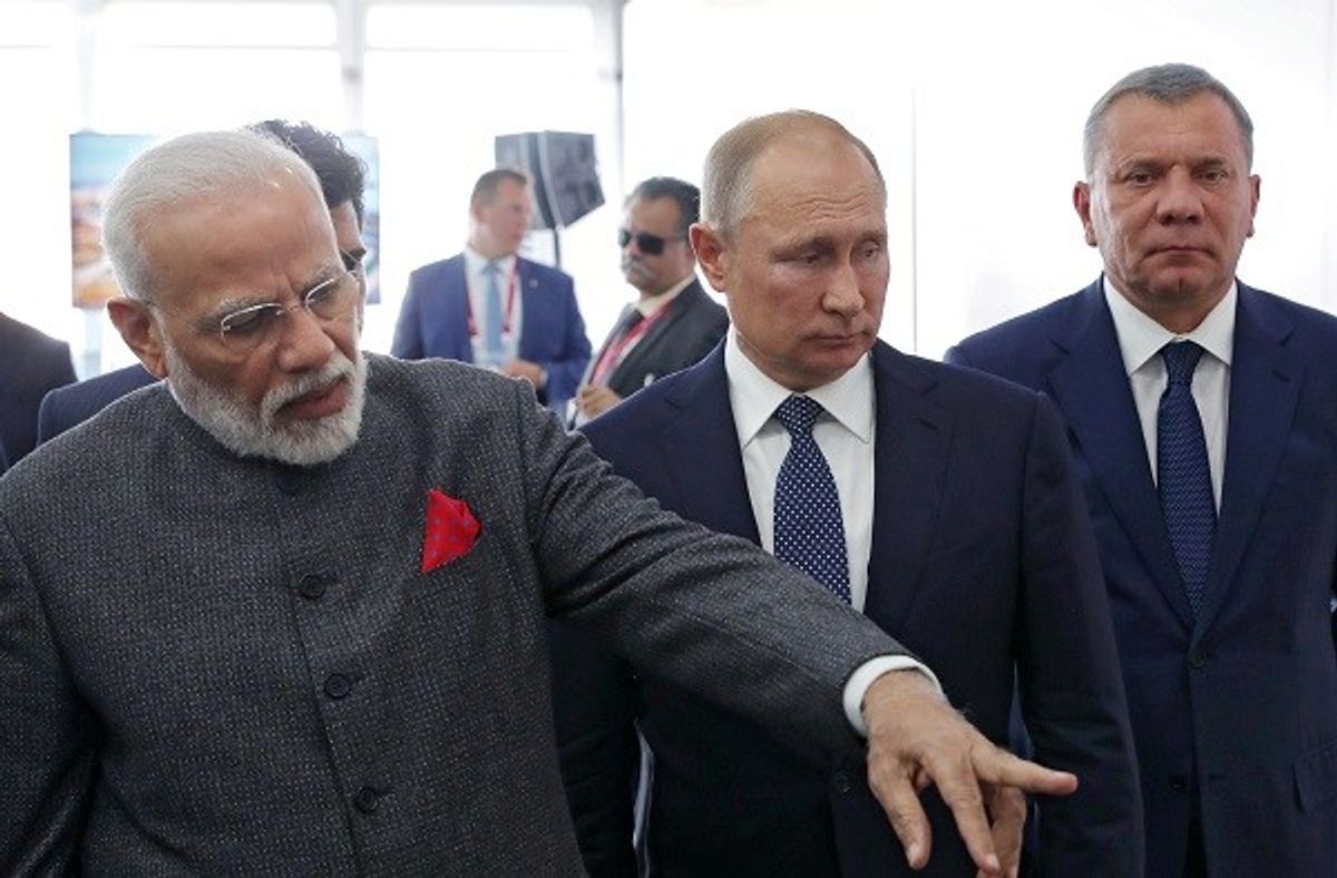 Russian President Hosts Narendra Modi At Start Of Far East Economic Forum