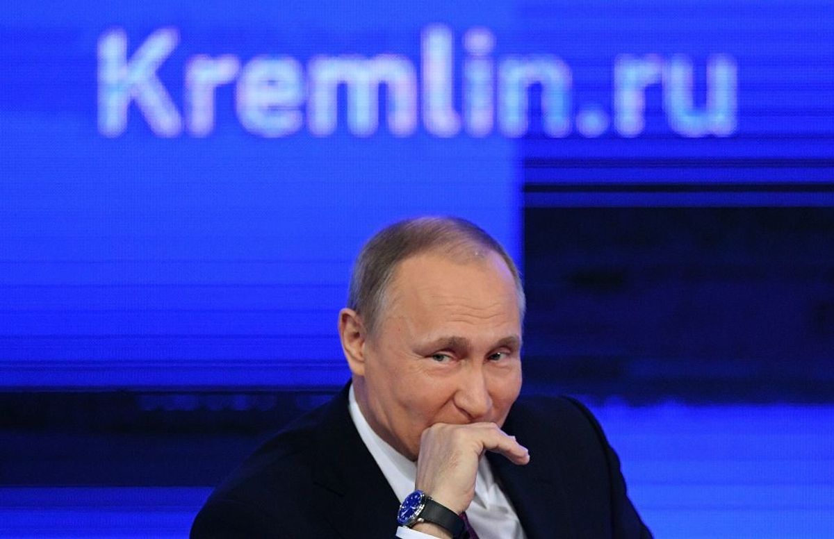 Russian president Vladimir Putin