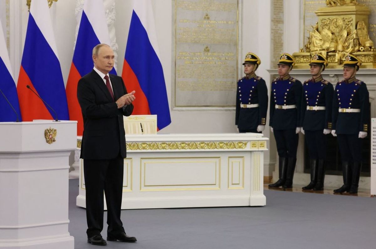 Russian president Vladimir Putin