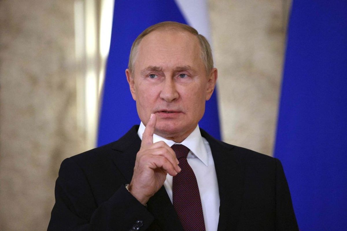 Russian president Vladimir Putin