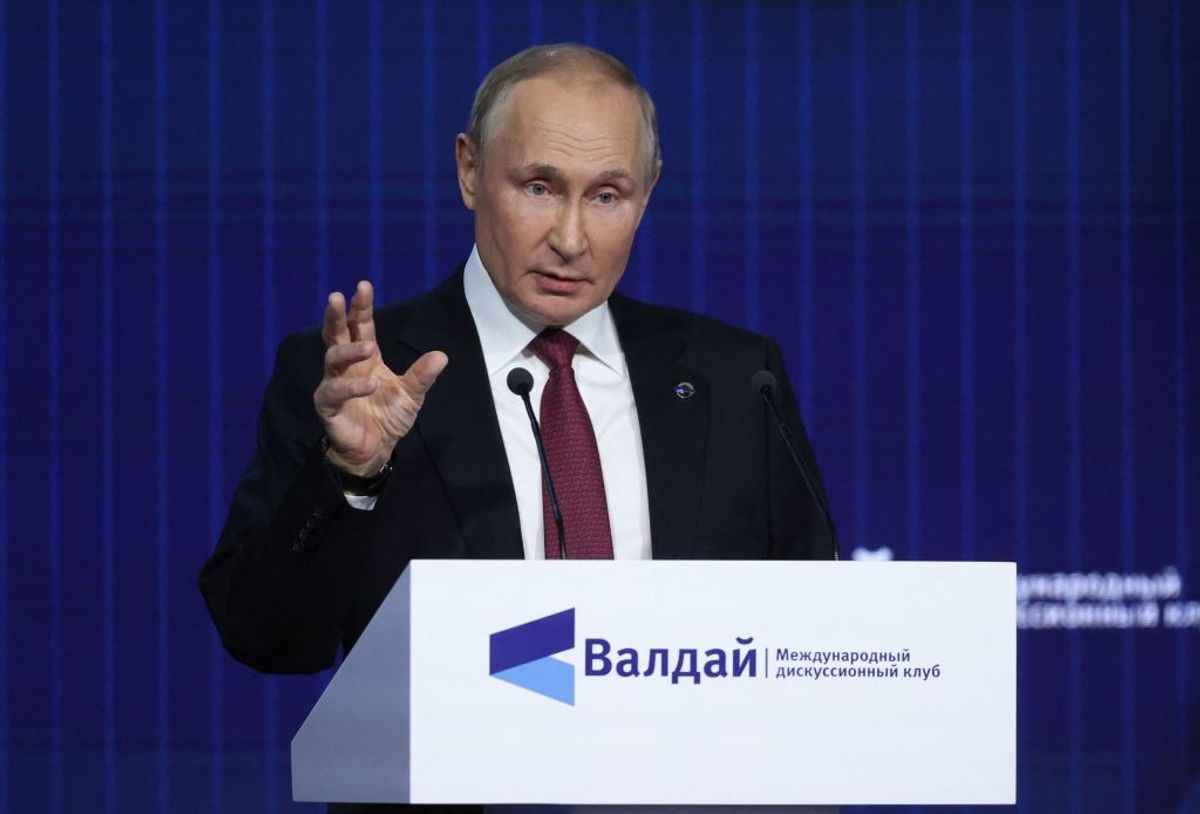 Russian president Vladimir Putin