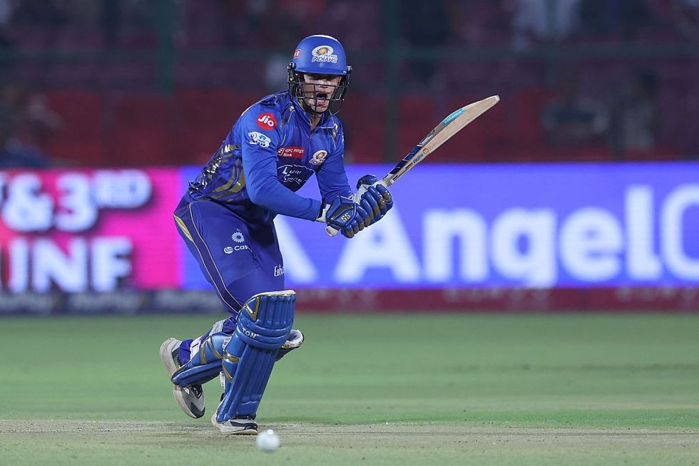 IPL 2026: Ryan Rickelton smashes 44-ball 100 runs to lead Mumbai Indians to 243 in MI v/s SRH