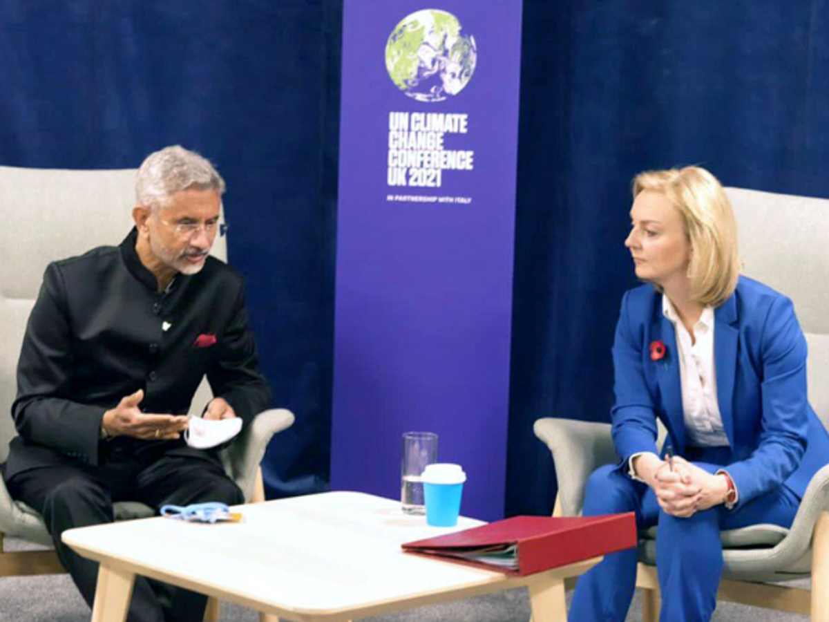 S Jaishankar and Liz Truss