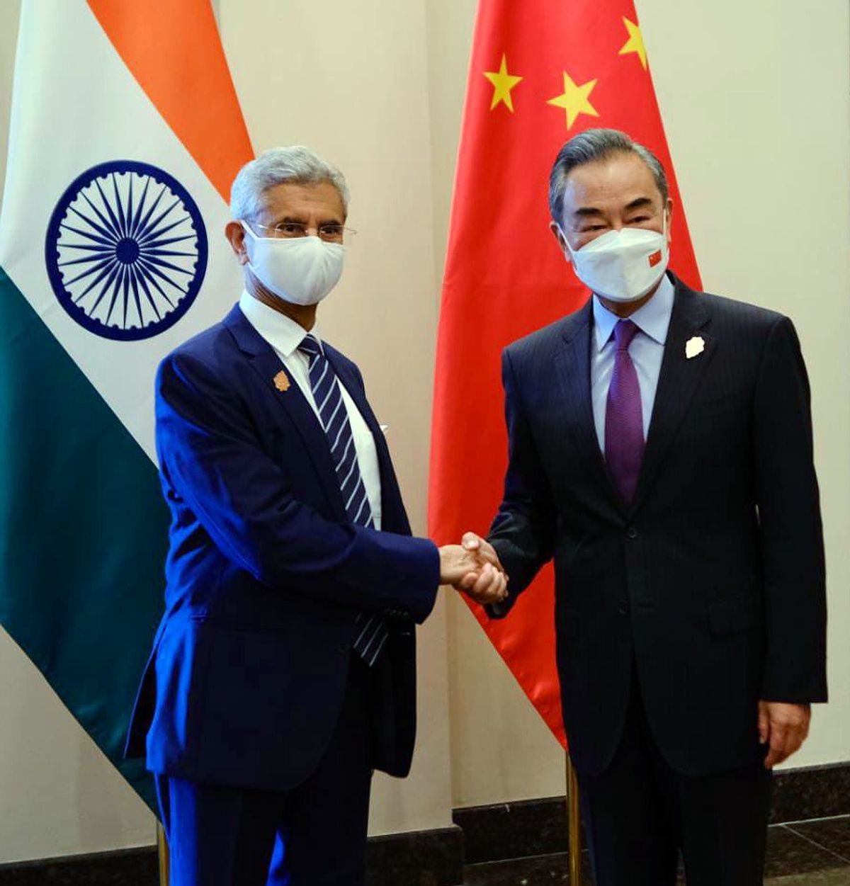 S Jaishankar and Wang Yi in Bali