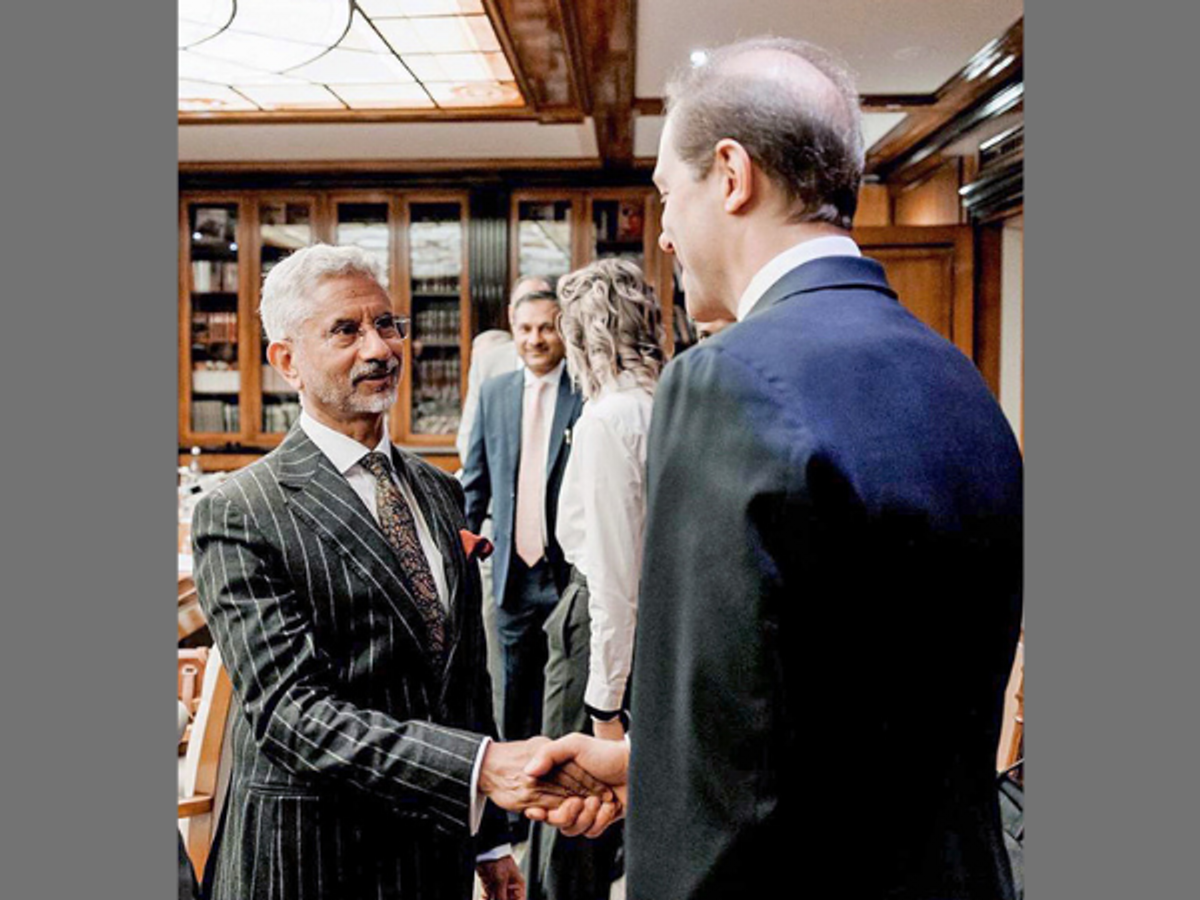 S Jaishankar meets Russian deputy prime minister Denis Manturov