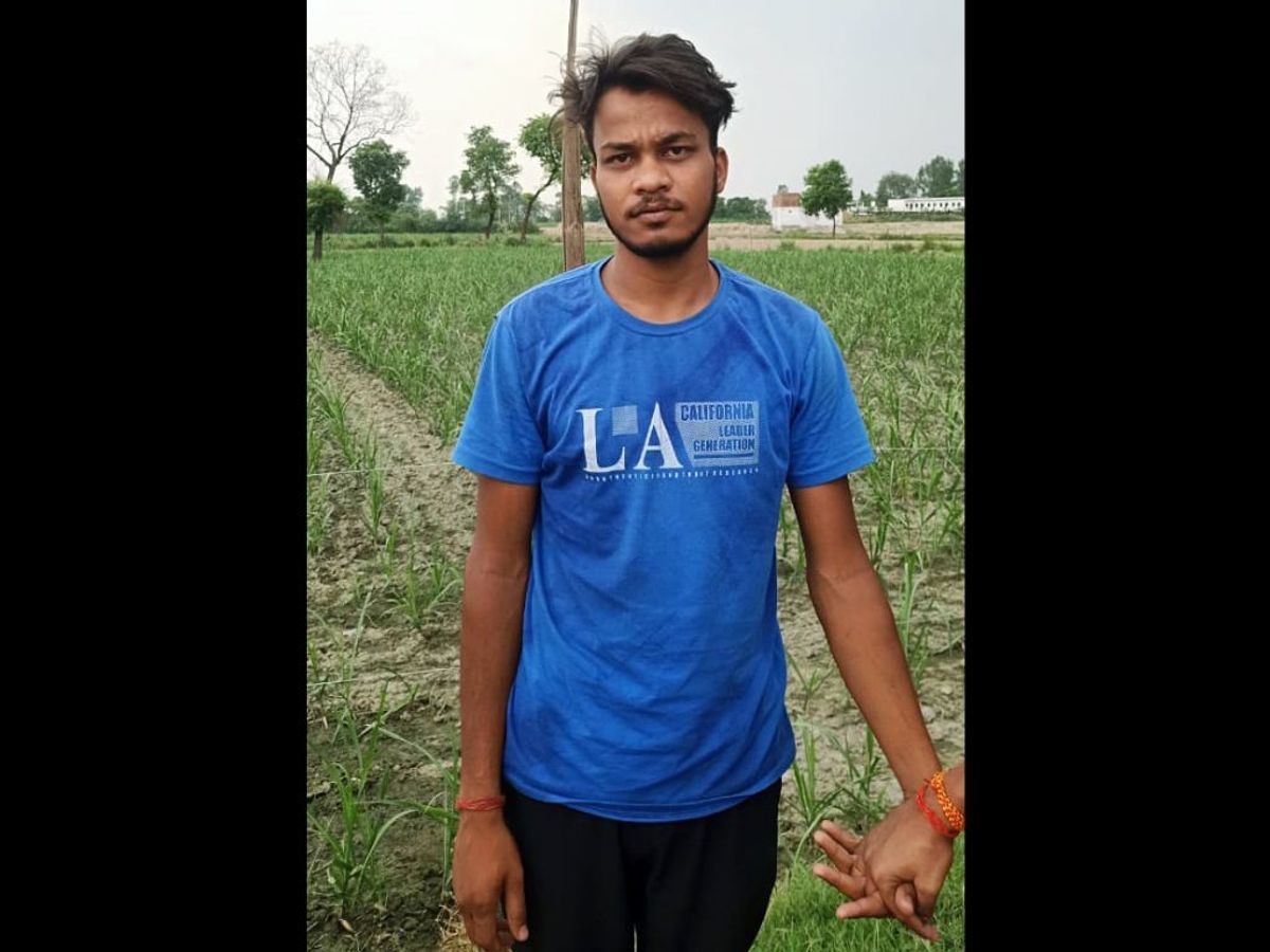 Sahil, the accused in the murder case of a minor girl who stabbed to death in New Delhi's Shahbad Dairy area, near Bulandshahr, Uttar Pradesh,