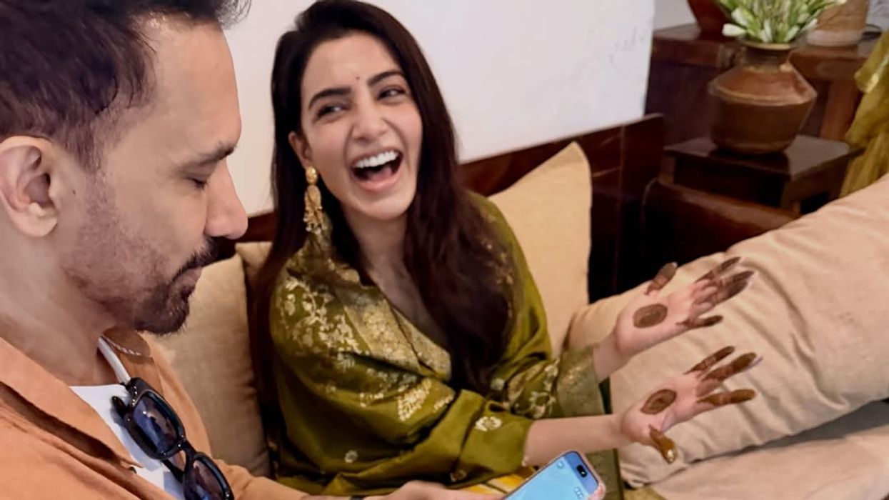 Samantha Ruth Prabhu mehendi