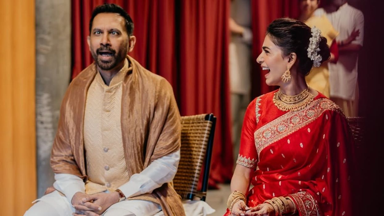 Samantha shares goofy wedding photo with Raj Nidimoru