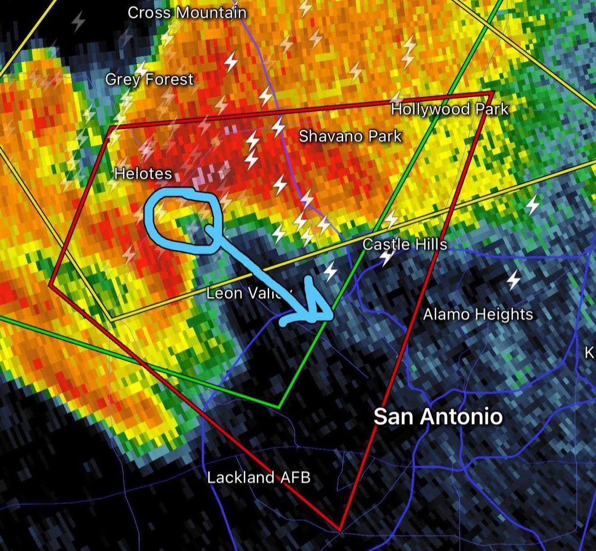 san antonio storm weather